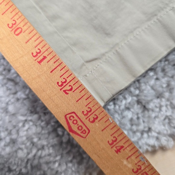 Spoke Pants Mens 33 (Fits 32x33) Beige Sharps Build A Chino Trousers Flaw - Picture 11 of 13